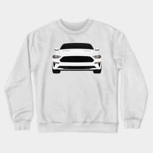 Mustang GT Oxford-White Crewneck Sweatshirt